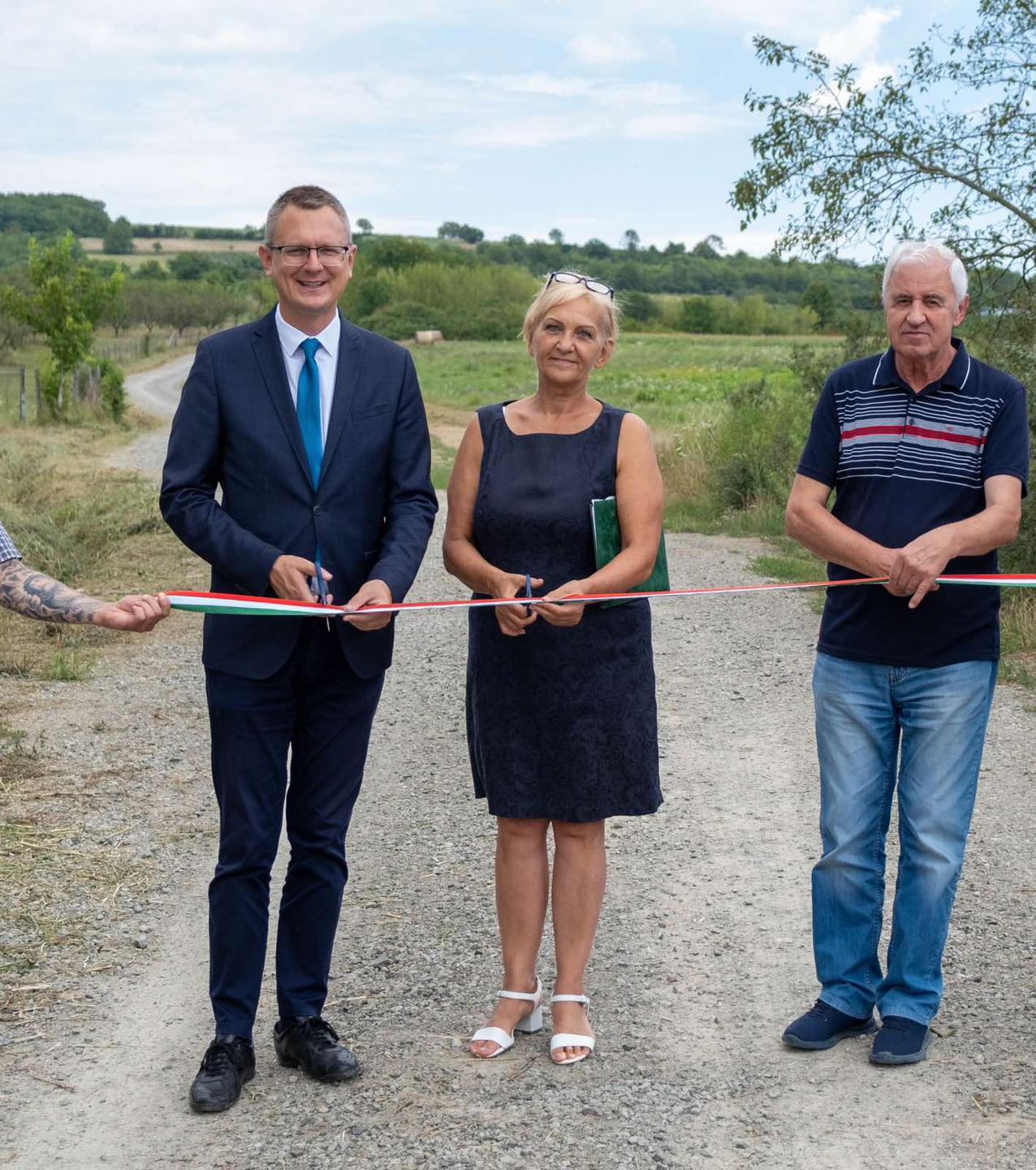 The work of local farmers is also supported by the rural road in Szob – Dunakanyar Region